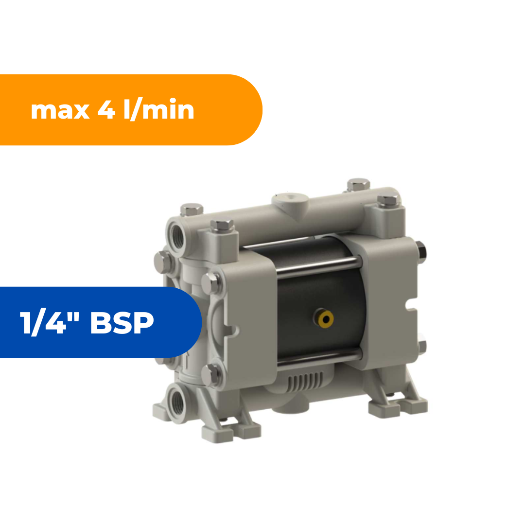 Doppelmembranpumpe MINI FLOMM 1/4"